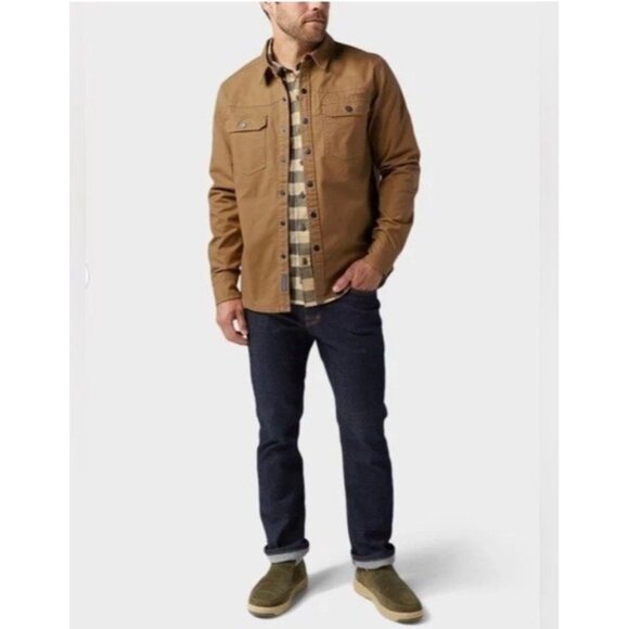 Stio Barren Butte Saratoga Canvas Shirt Men's Large NWT MSRP $169 - Picture 2 of 10